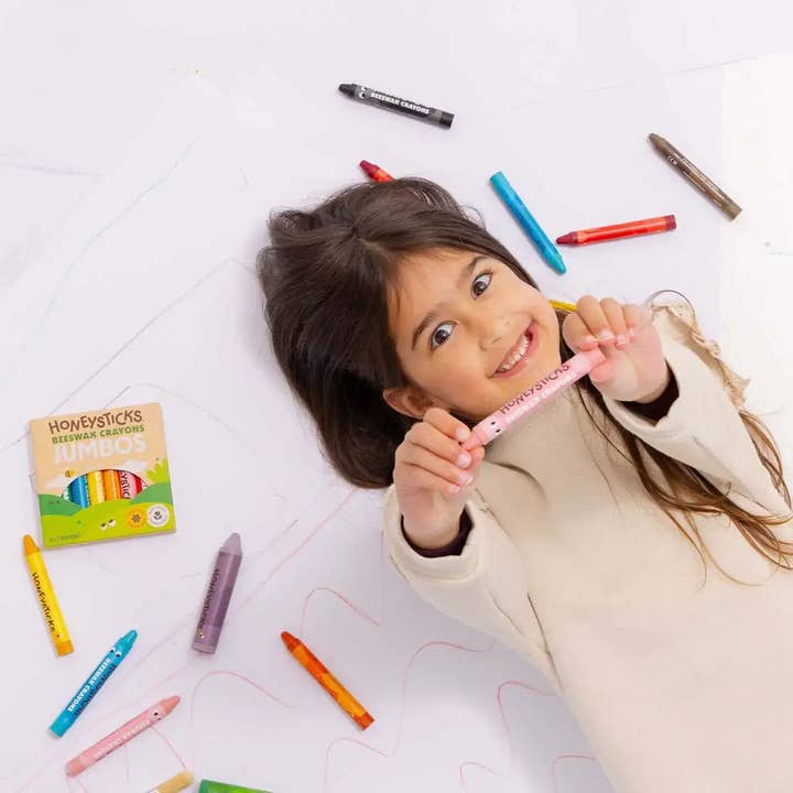 HONEYSTICKS - BATH CRAYONS SUPER JUMBOS | 6 PACK
