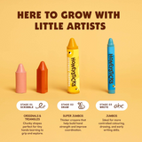 HONEYSTICKS - BATH CRAYONS SUPER JUMBOS | 6 PACK
