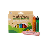 HONEYSTICKS - BEESWAX CRAYONS SUPER JUMBOS | 7PK