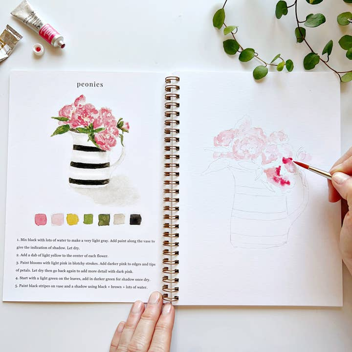 EMILY LEX STUDIO - WATERCOLOUR WORKBOOK | BOUQUETS