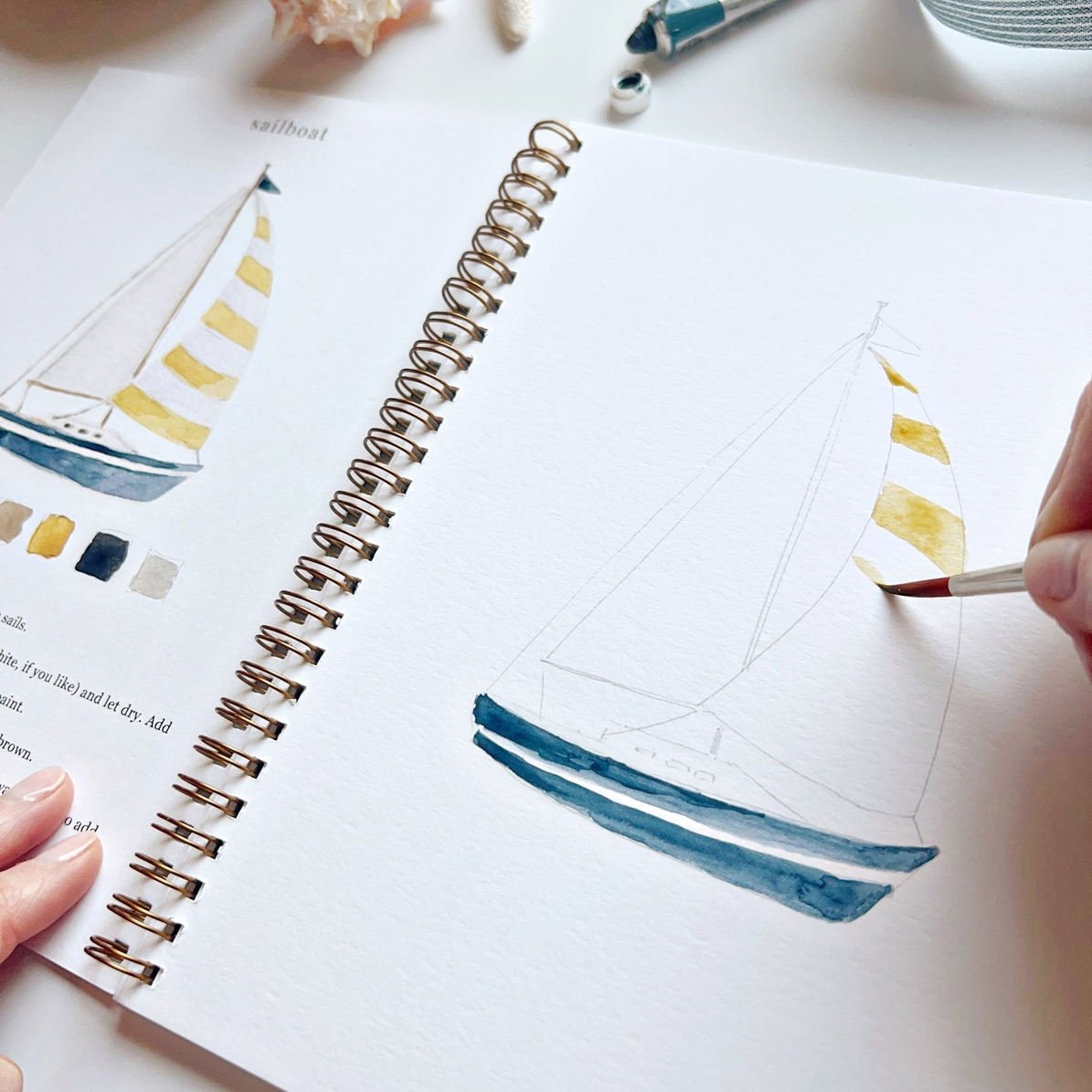 EMILY LEX STUDIO - WATERCOLOUR WORKBOOK | SEASIDE
