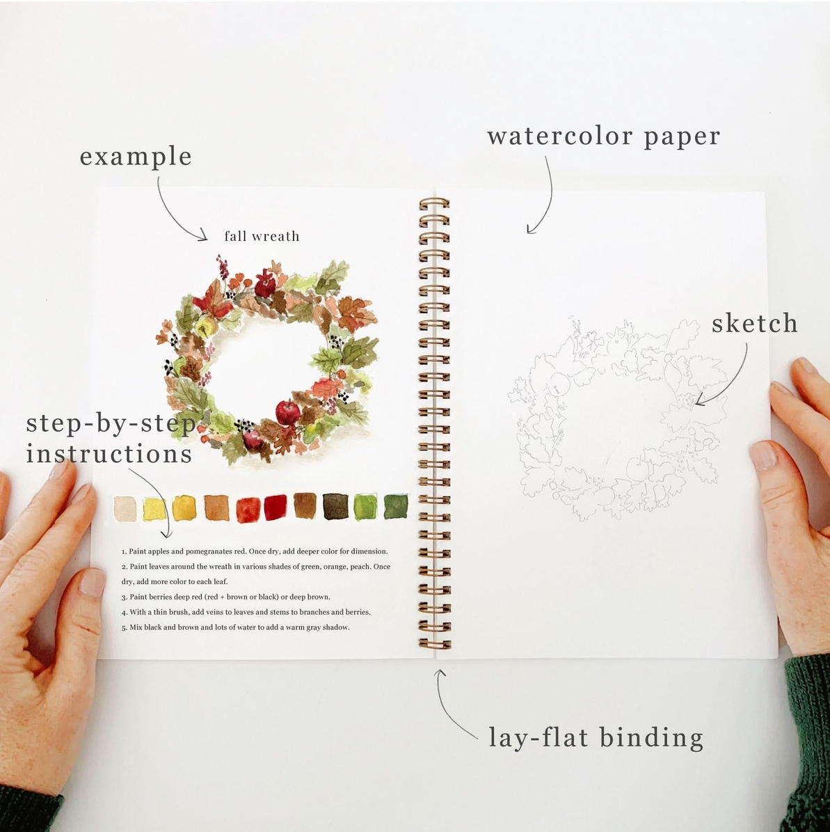 EMILY LEX STUDIO - WATERCOLOUR WORKBOOK | AUTUMN