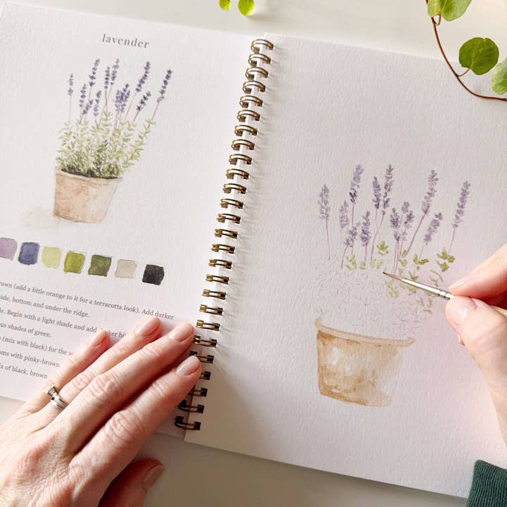 EMILY LEX STUDIO - WATERCOLOUR WORKBOOK | FLOWERS 2