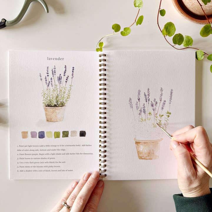 EMILY LEX STUDIO - WATERCOLOUR WORKBOOK | FLOWERS 2