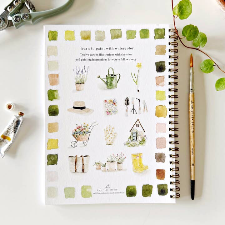 EMILY LEX STUDIO - WATERCOLOUR WORKBOOK | FLOWERS 2