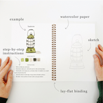 EMILY LEX STUDIO - WATERCOLOUR WORKBOOK | CAMPING