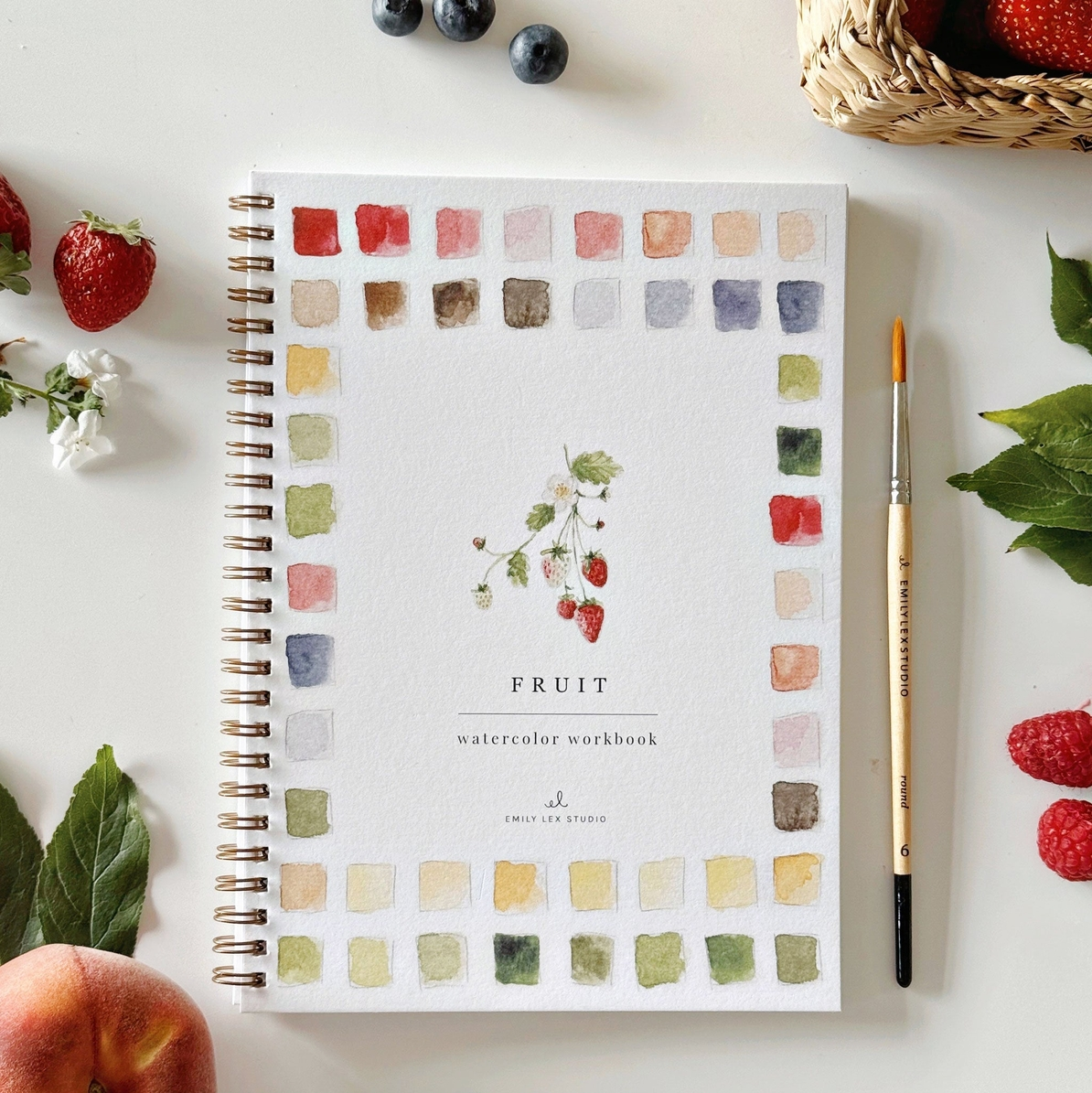 EMILY LEX STUDIO - WATERCOLOUR WORKBOOK | FRUIT