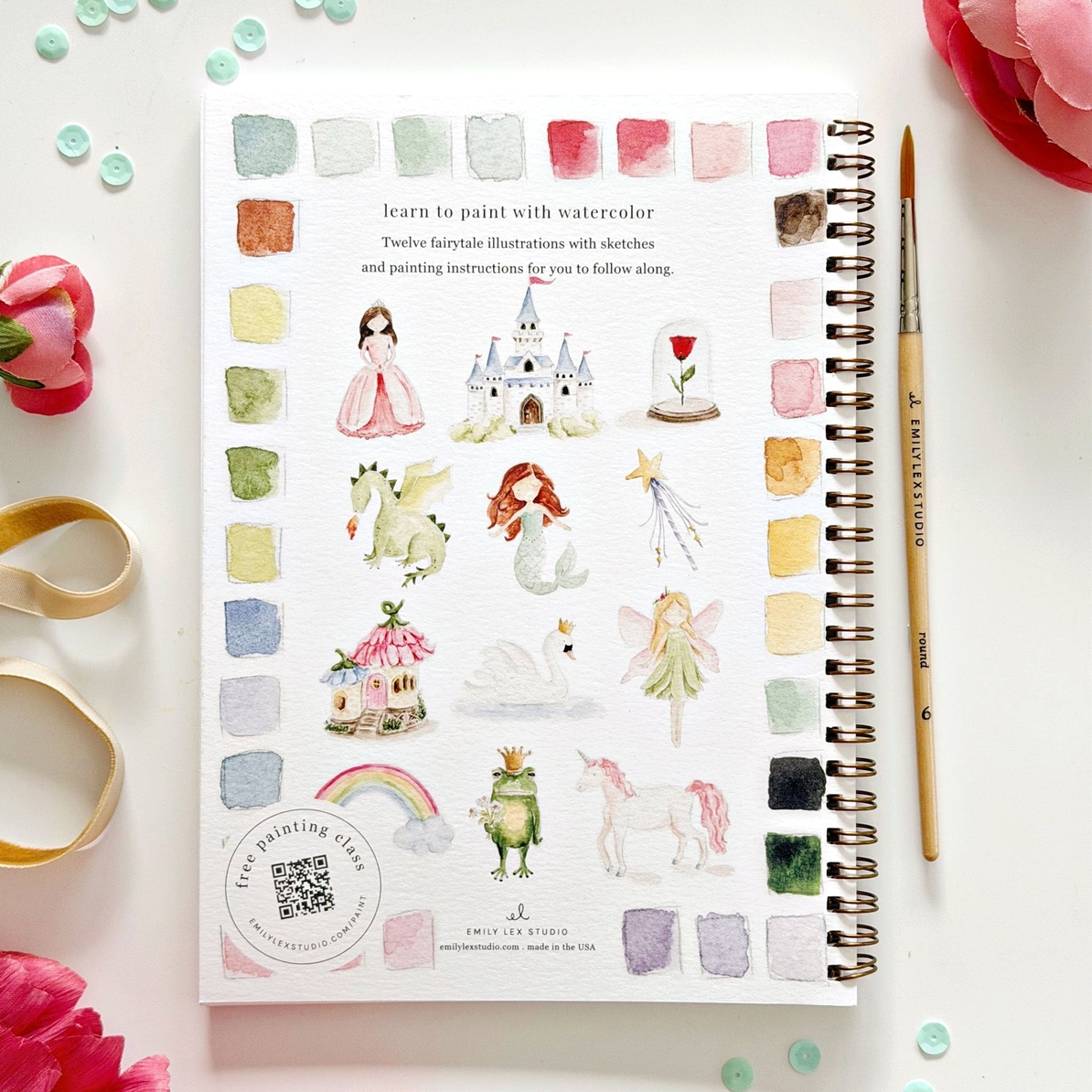 EMILY LEX STUDIO - WATERCOLOUR WORKBOOK | FAIRYTALE