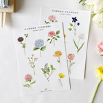 EMILY LEX STUDIO - STICKER SHEETS | GARDEN FLOWERS