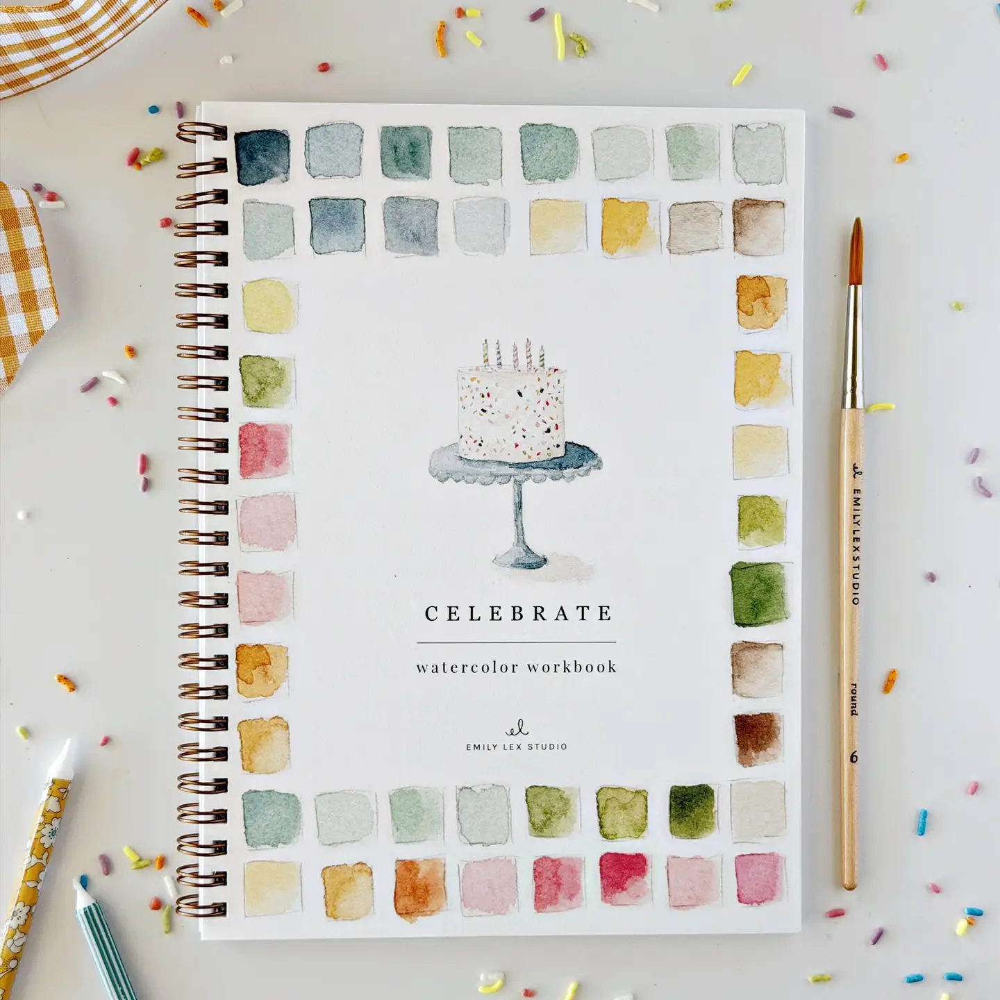 EMILY LEX STUDIO - WATERCOLOUR WORKBOOK | CELEBRATE