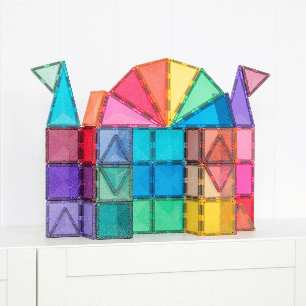CONNETIX - GLITTER CASTLE PACK 48 PC
