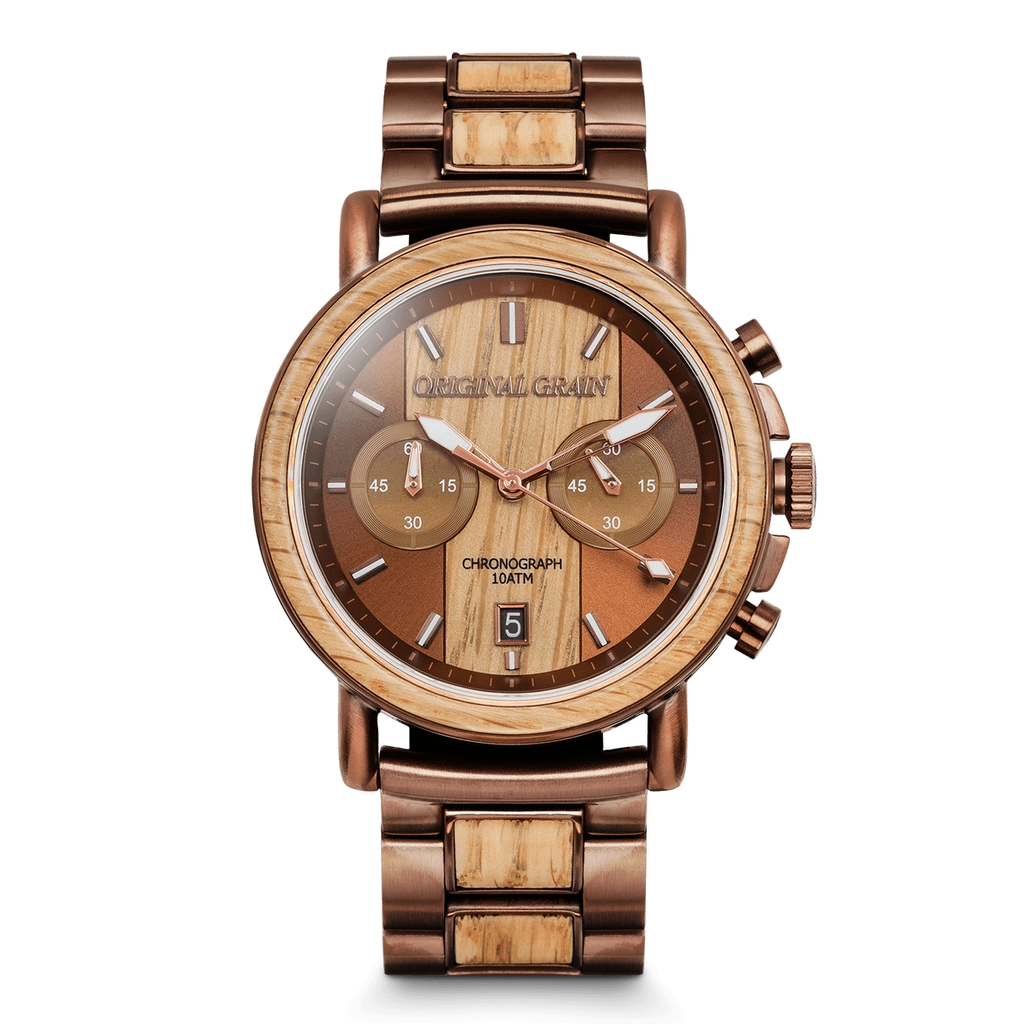 ORIGINAL GRAIN - WHISKEY ESPRESSO CHRONO 44MM