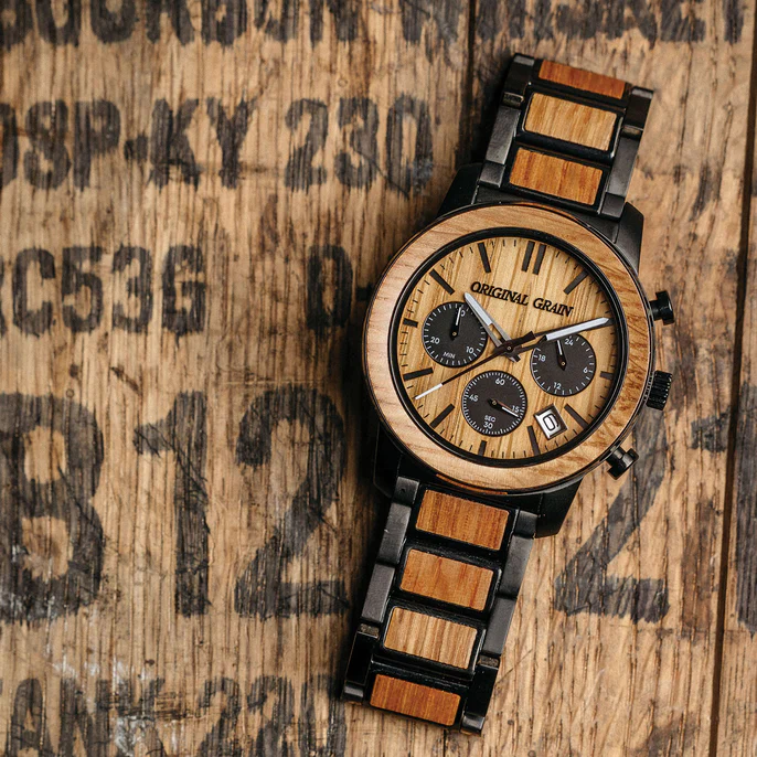 ORIGINAL GRAIN - WHISKY BLACK BARREL CHRONO 42MM