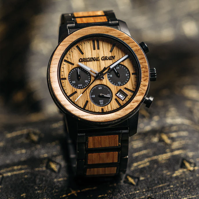 ORIGINAL GRAIN - WHISKY BLACK BARREL CHRONO 42MM