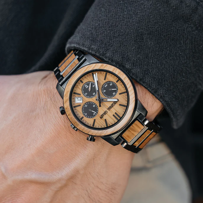 ORIGINAL GRAIN - WHISKY BLACK BARREL CHRONO 42MM