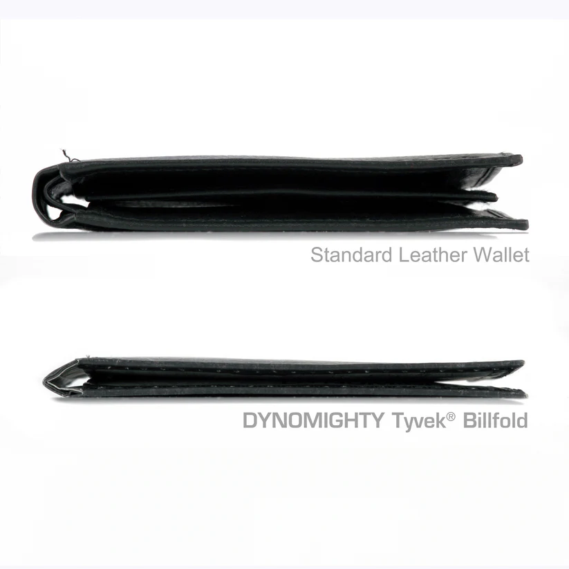 MIGHTY WALLET - BLACK (FAUX) LEATHER BILLFOLD