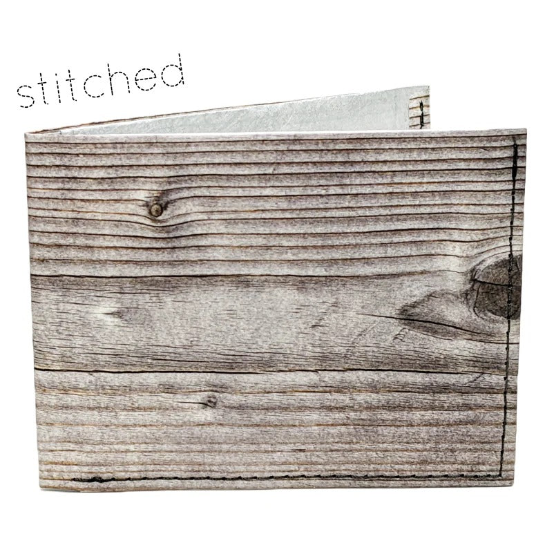 MIGHTY WALLET - WOOD | STITCHED BILLFOLD