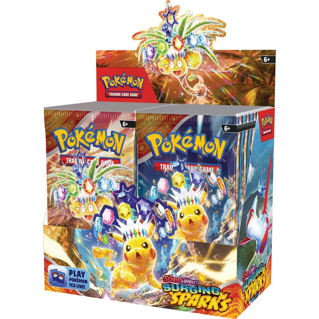 POKEMON - POKEMON TCG | SCARLET & VIOLET 8 SURGING SPARKS BOOSTER BOX (SEALED 36 PACKS)