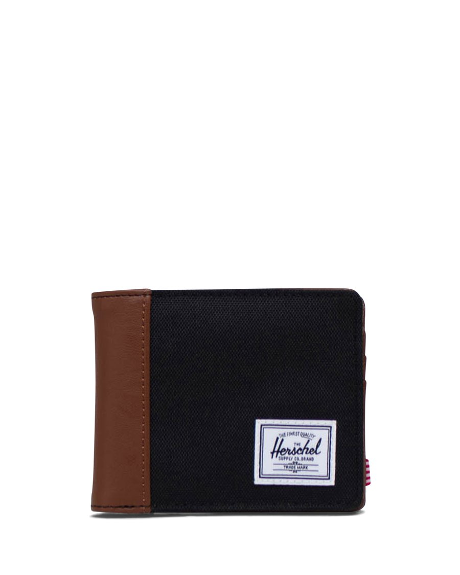 HERSCHEL - HANK WALLET  | BLACK/TAN