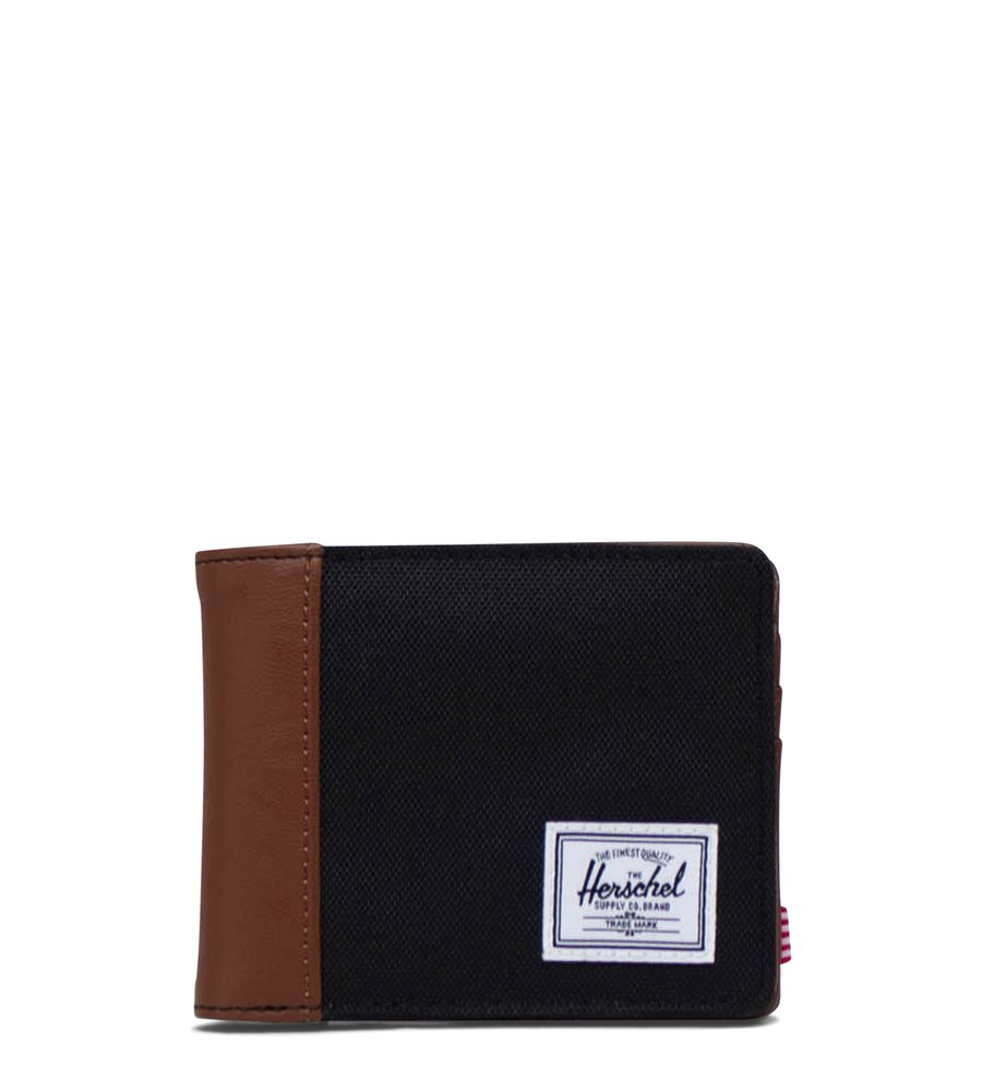 HERSCHEL - HANK WALLET  | BLACK/TAN