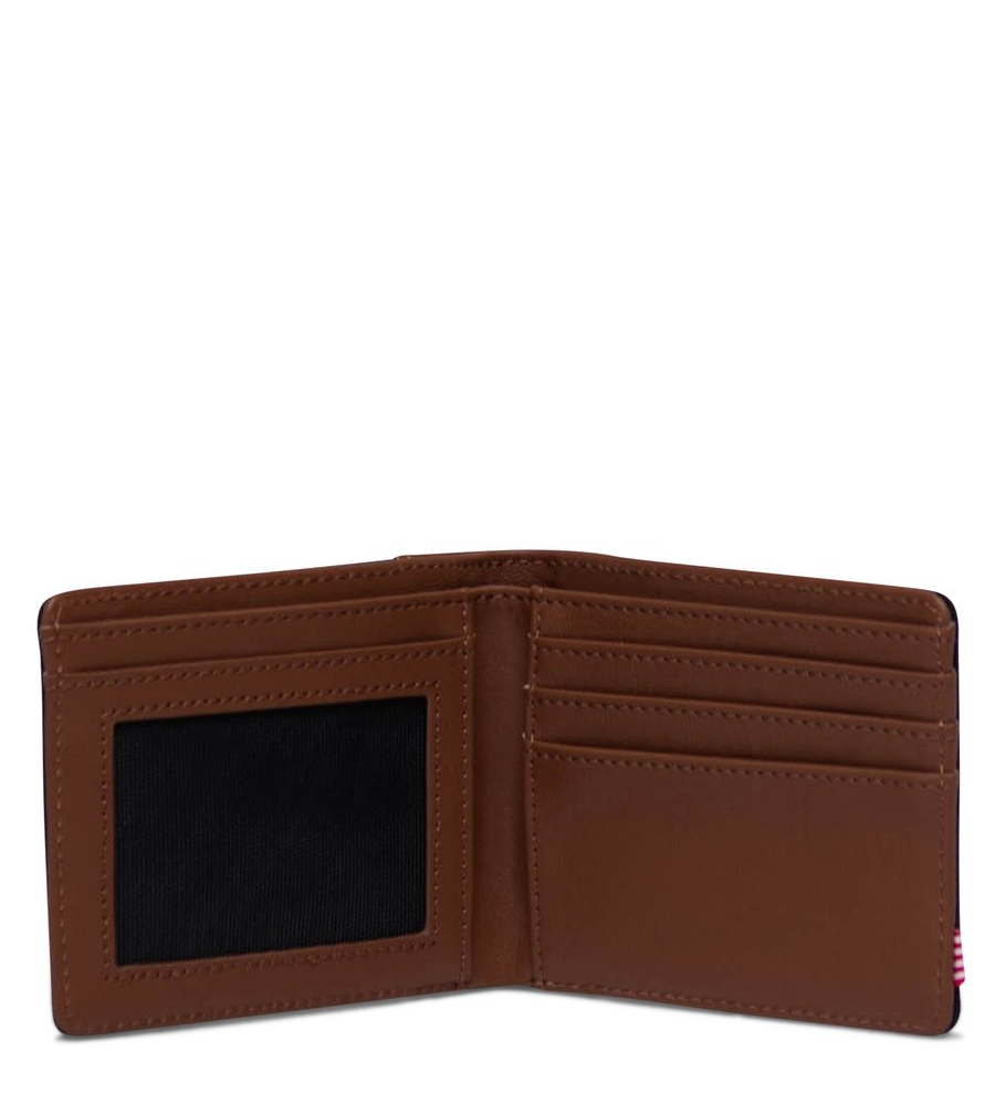 HERSCHEL - HANK WALLET  | BLACK/TAN