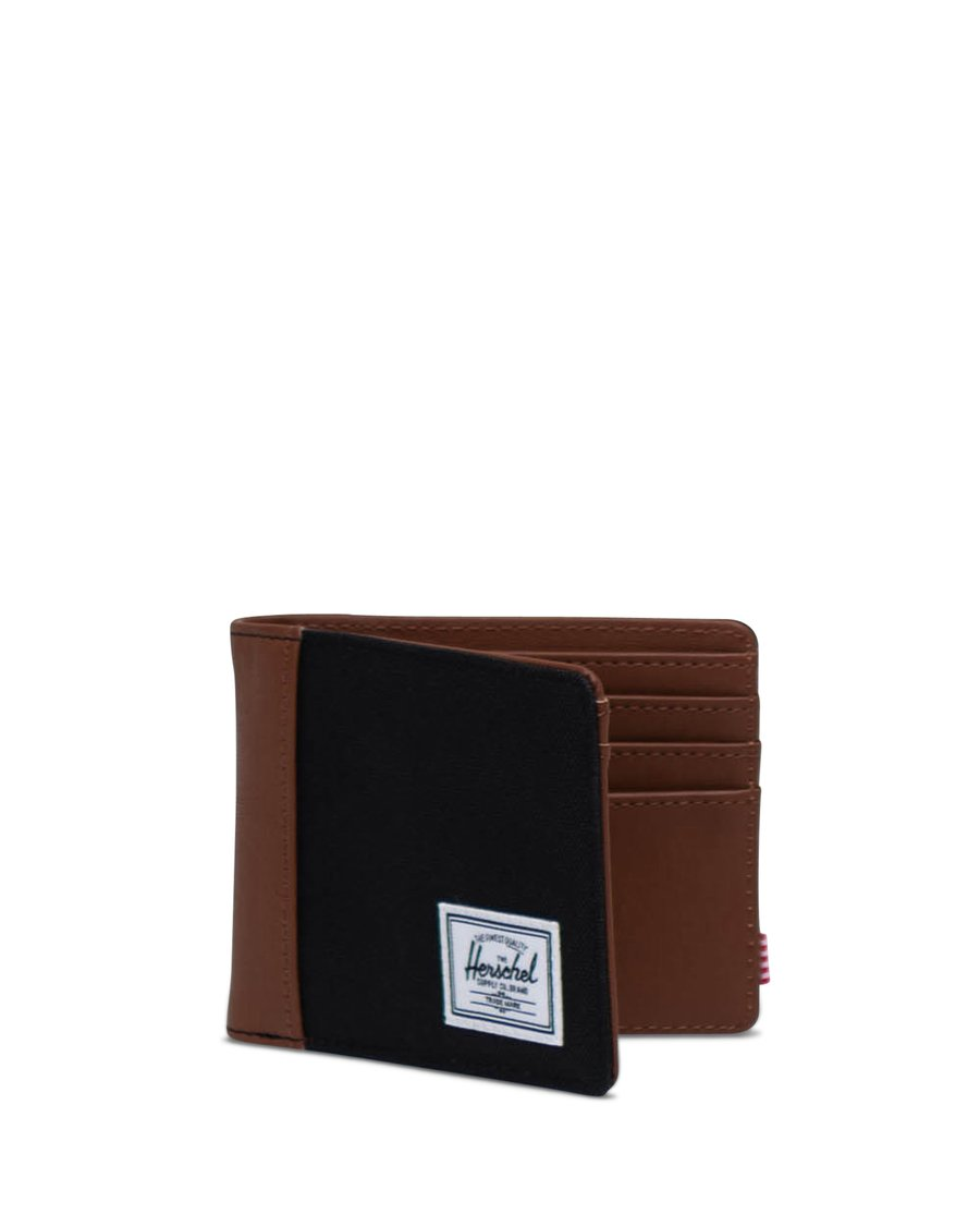 HERSCHEL - HANK WALLET  | BLACK/TAN