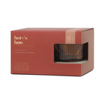 HERE'S HOW - THE SCOUT LOWBALL GLASS | SET OF 2 | AMBER