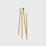 HERE'S HOW - THE OWEN GOLD COCKTAIL PICKS | SET OF 4