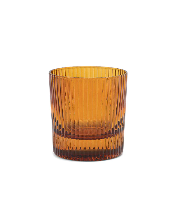 HERES HOW - THE SCOUT | LOWBALL GLASSES | SET OF 2 IN AMBER