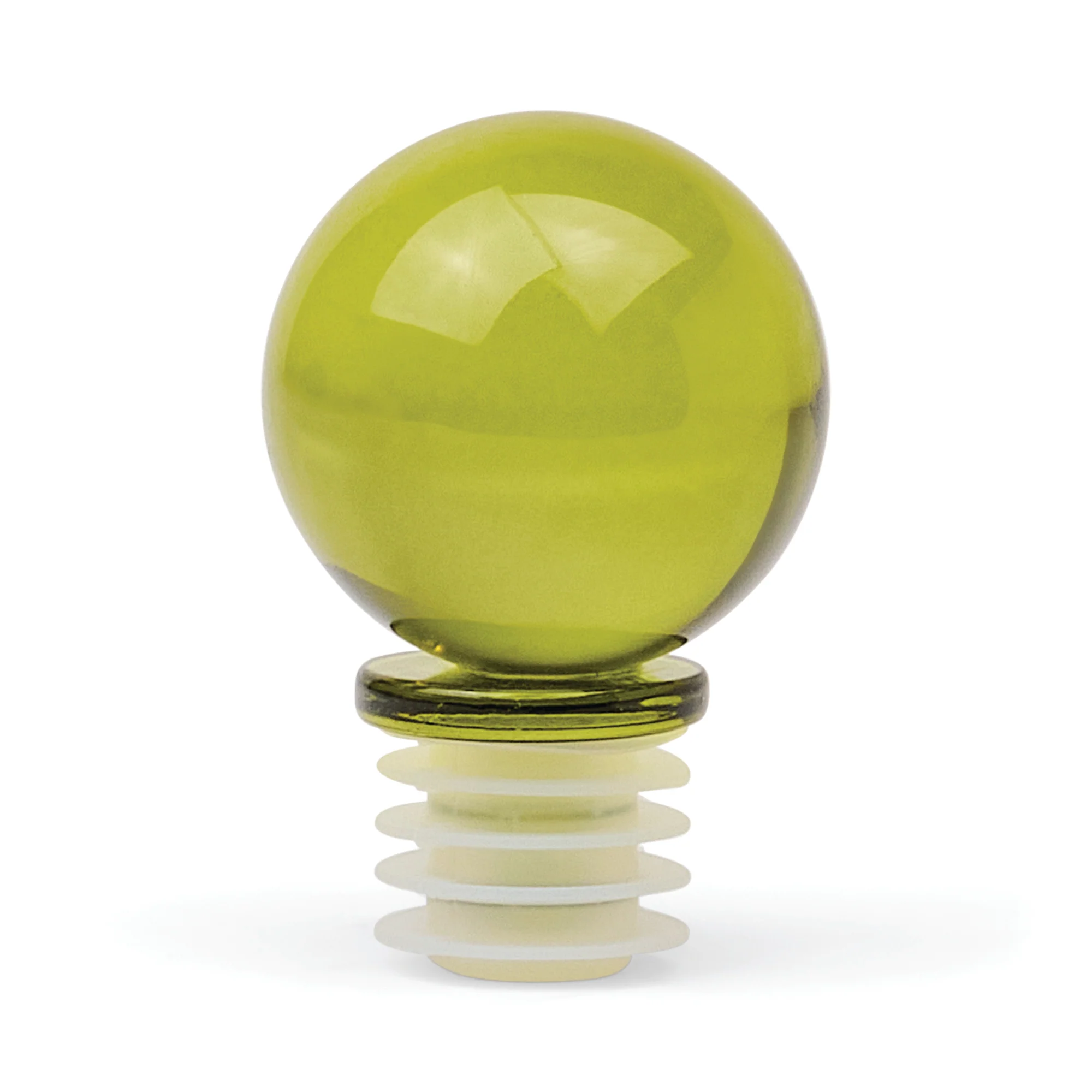 HERE'S HOW - THE MOONY GLASS BOTTLE STOPPER | OLIVE