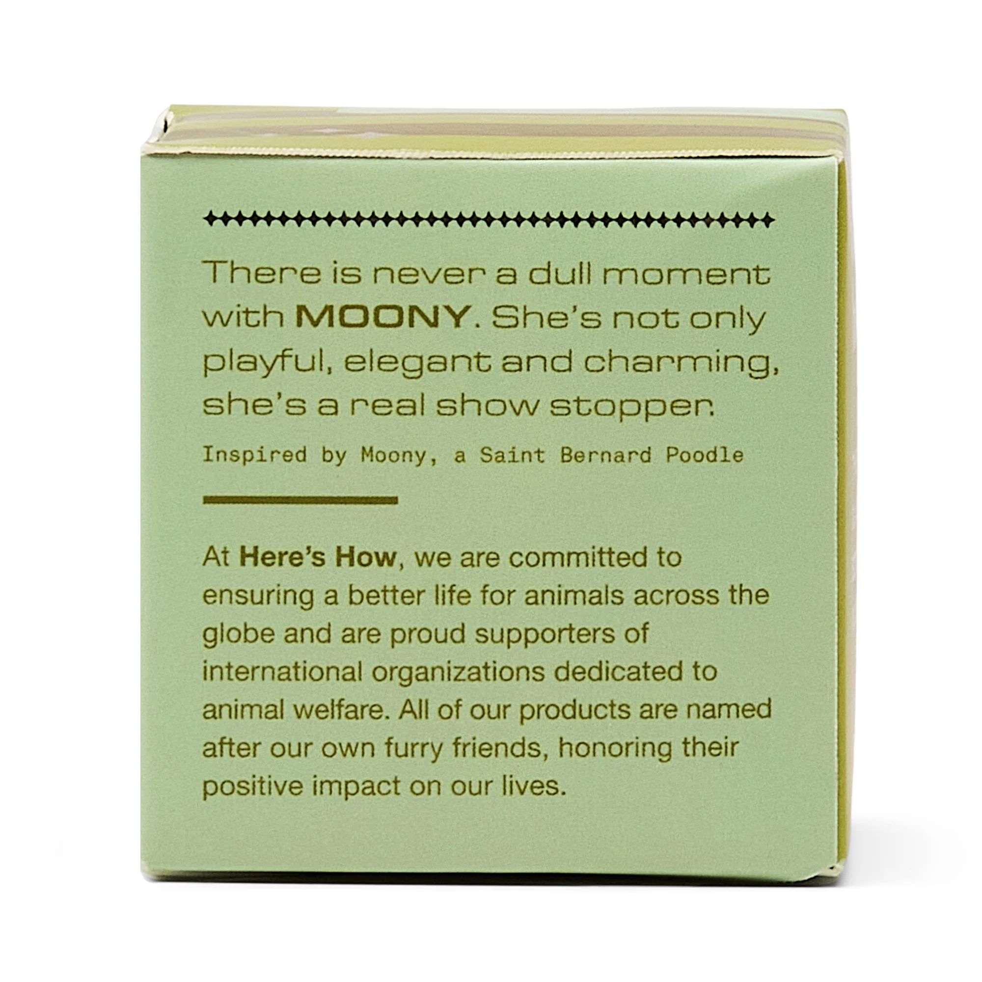 HERE'S HOW - THE MOONY GLASS BOTTLE STOPPER | OLIVE