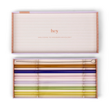 HERE'S HOW - THE DANNY SET OF 6 GLASS HIGHBALL STRAWS