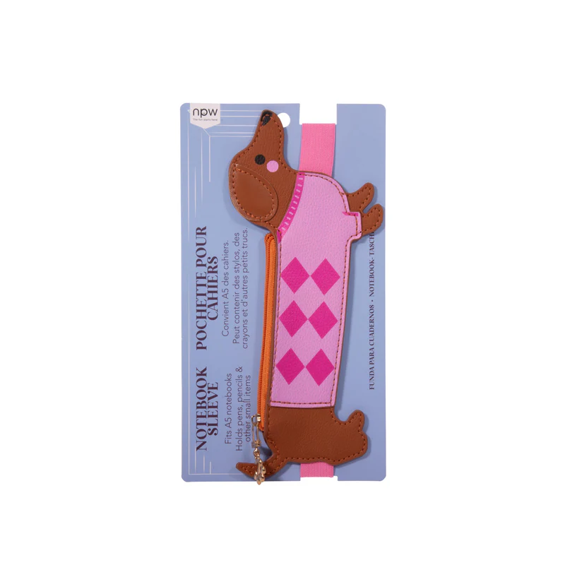 NPW - WIENER DOG NOTEBOOK SLEEVE