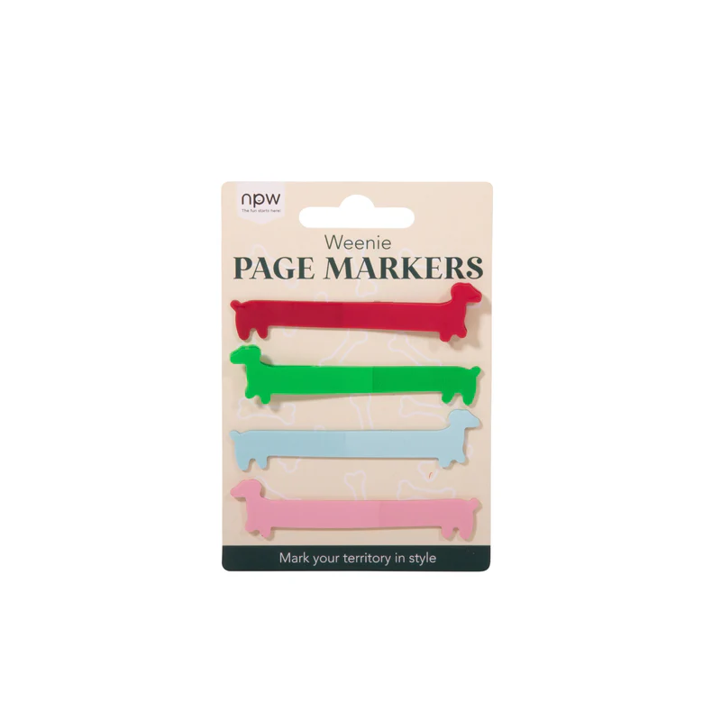 NPW - WEENIE PAGE MARKERS | SET OF 4