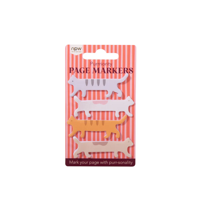 NPW - CAT PAGE MARKERS | SET OF 4
