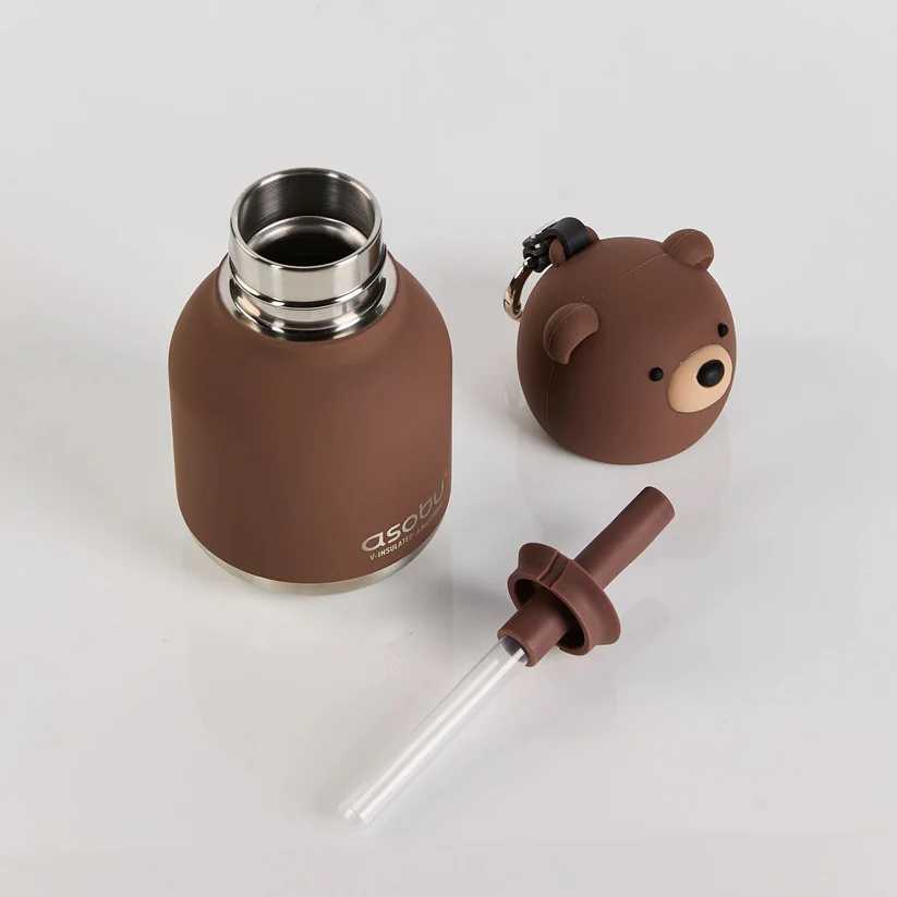 ASOBU - BESTIE BOTTLE MINI 200ML - BROWN BEAR