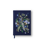 RIFLE PAPER CO - EMBROIDERED FABRIC JOURNAL | PEACOCK