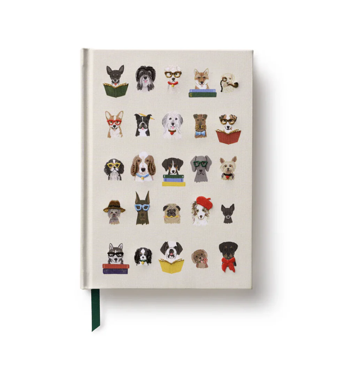 RIFLE PAPER CO - EMBROIDERED FABRIC JOURNAL | STUDIOUS DOGS
