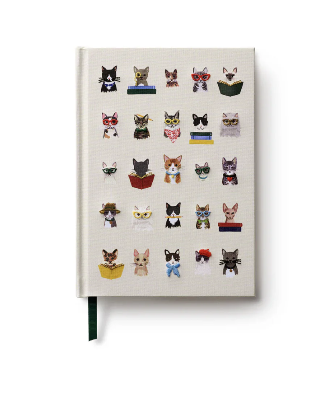 RIFLE PAPER CO - EMBROIDERED FABRIC JOURNAL | STUDIOUS CATS