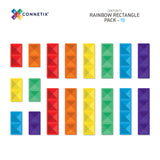 CONNETIX - RAINBOW RECTANGLE PACK | 18 PIECE