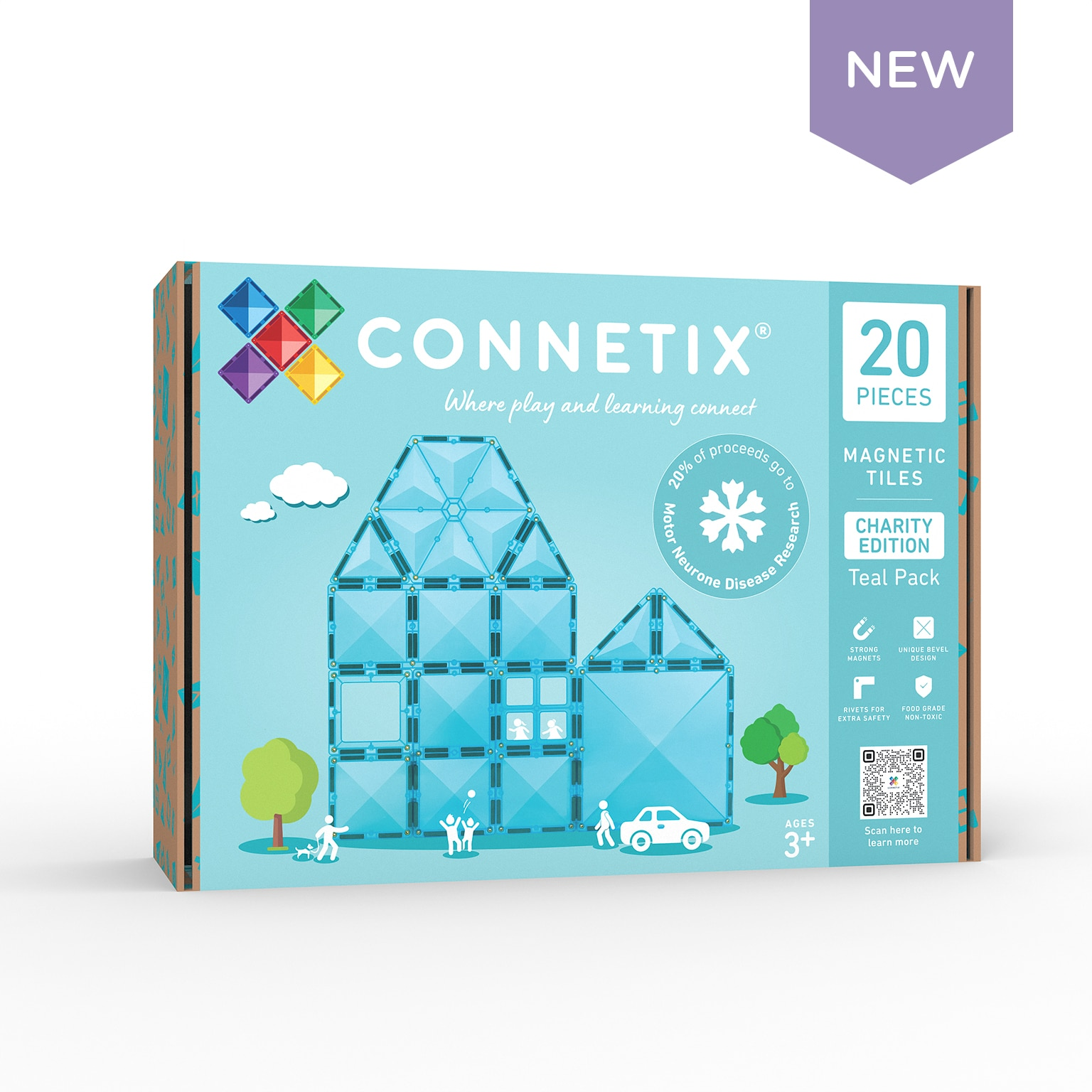 CONNETIX - CHARITY PACK TEAL 20 PC