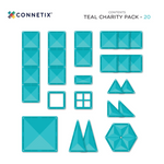 CONNETIX - CHARITY PACK TEAL 20 PC