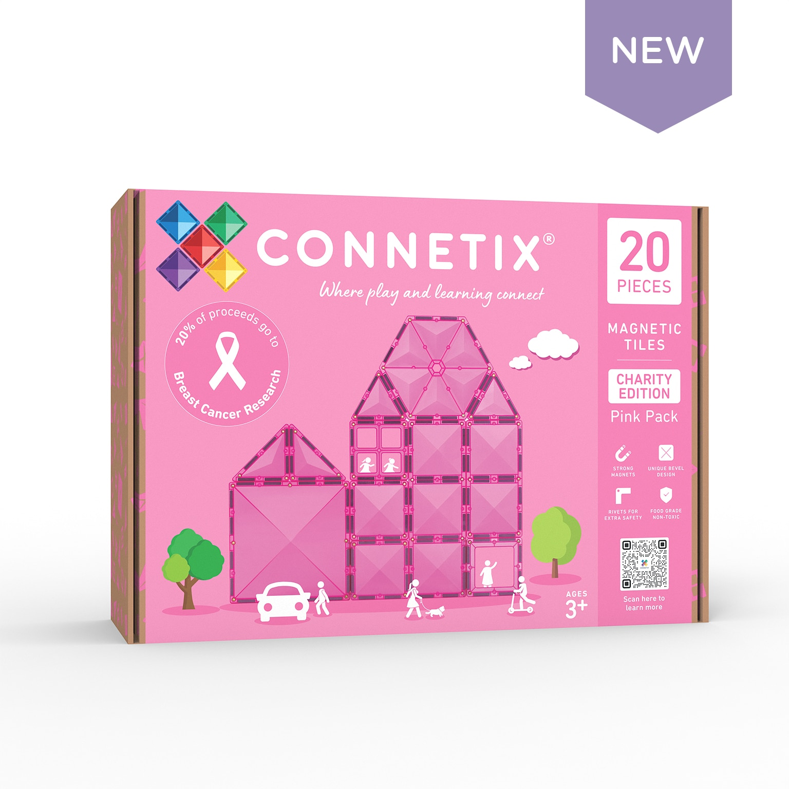 CONNETIX - CHARITY PACK PINK 20 PC