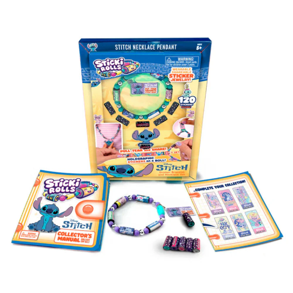 STICKI ROLLS - LILO & STITCH | STICKER BRACELET & NECKLACE SET