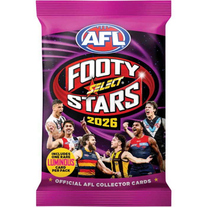 SELECT - 2026 AFL FOOTY STARS | BOOSTER PACK