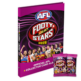 SELECT - 2026 AFL FOOTY STARS | BINDER ALBUM + 2 PACKS CARDS