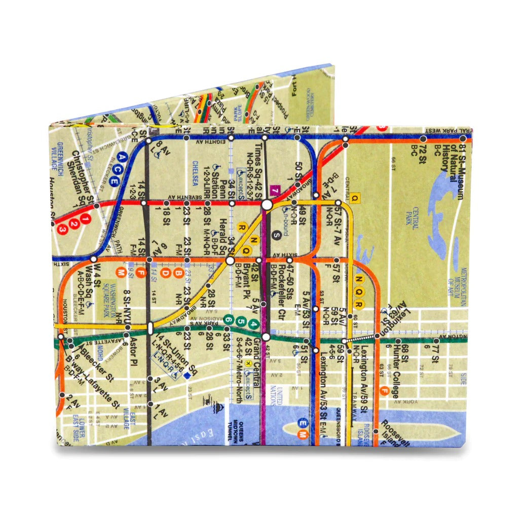 MIGHTY WALLET - SUBWAY MAP MIGHTY WALLET
