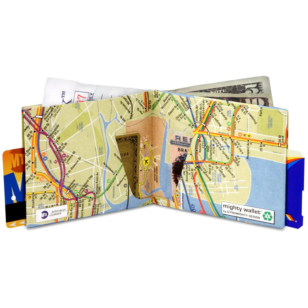 MIGHTY WALLET - SUBWAY MAP MIGHTY WALLET