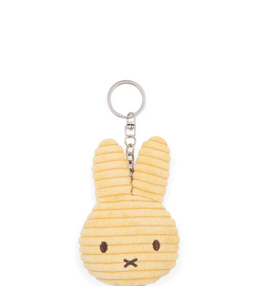 MIFFY - FLAT KEYCHAIN CORDUROY | BUTTERCREAM (10CM)