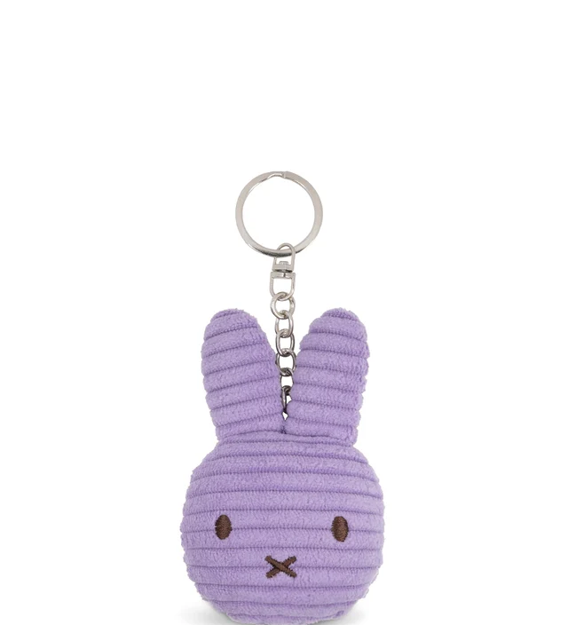 MIFFY - FLAT KEYCHAIN ECO CORDUROY | LILAC (10CM)